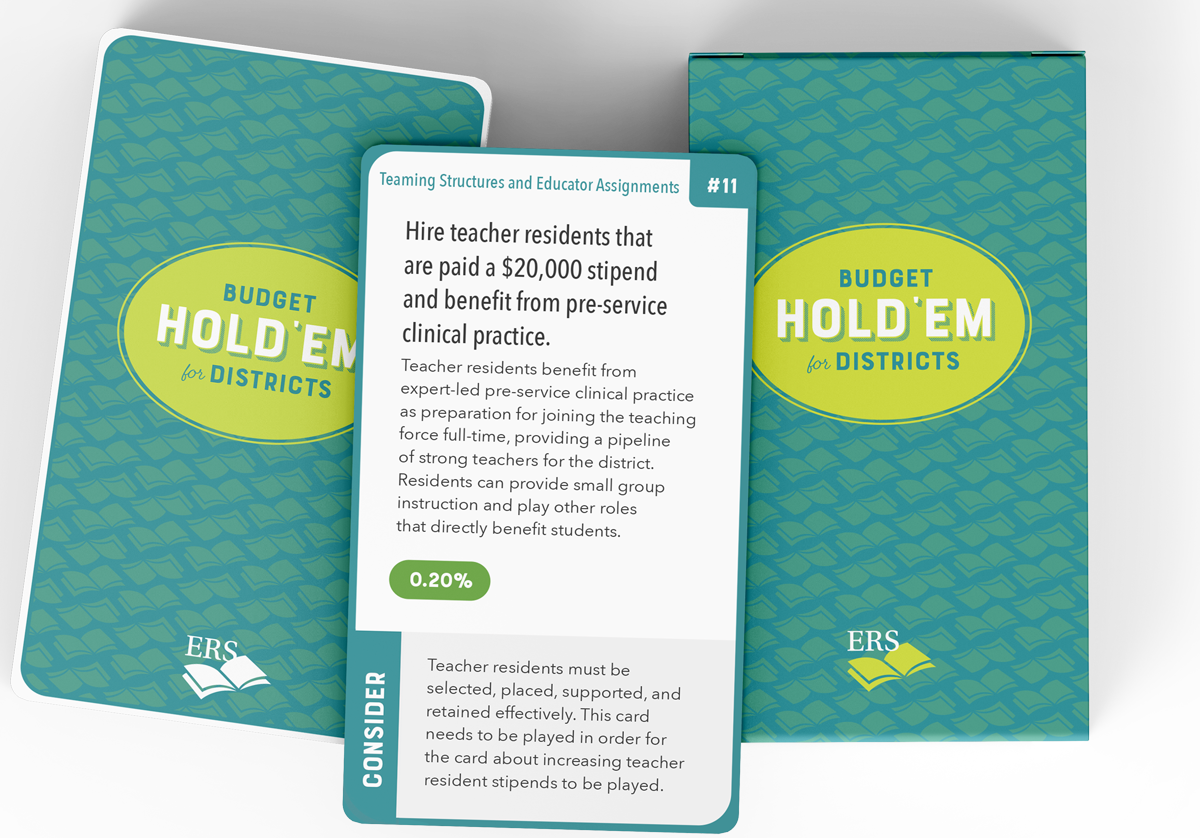 Budget Hold’em for Districts Game Card Deck