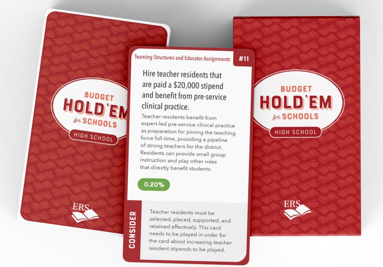 Budget Hold’em for High Schools Card Deck